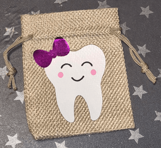 Tooth bag for Tooth Fairy (girl)