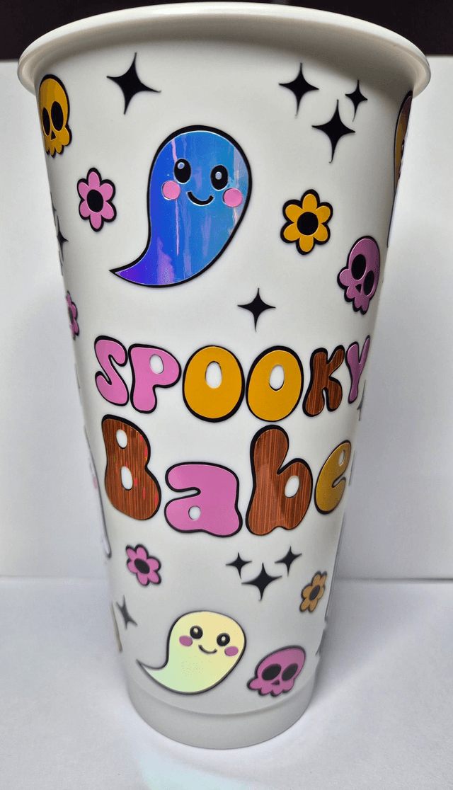 &quot;Spooky Babe&quot; cold cup 24oz
